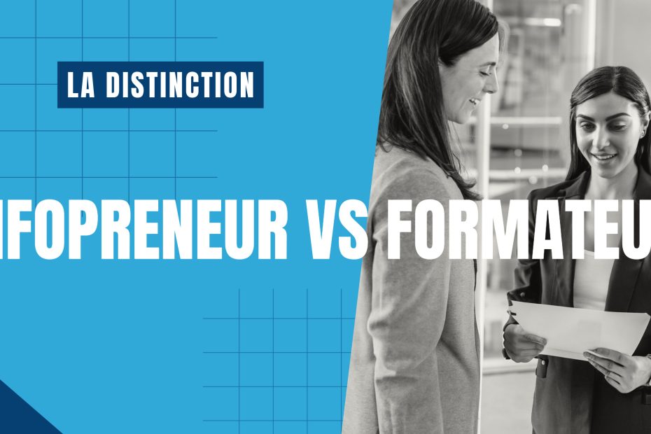 banniere infopreneur vs formateur