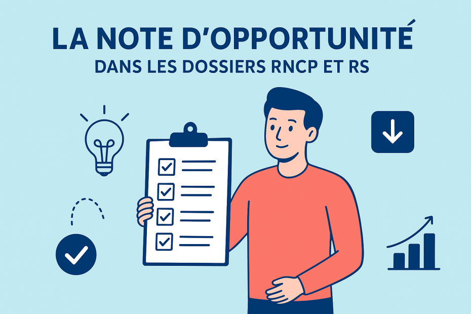 Note dopportunites dans les dossiers RNCP